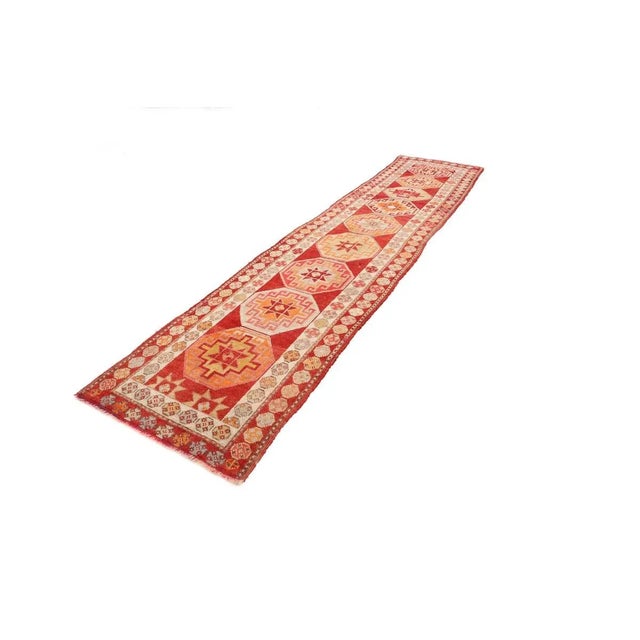 Traditional Vintage 1960's Herki Runner For Sale - Image 3 of 7