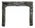 Marble Mantel Antique Louis XIV Style French Terra Verde Marble For Sale