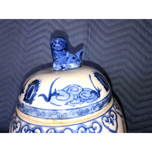 Early 20th Century Vintage Chinese Ginger Jar For Sale - Image 5 of 10