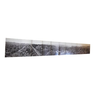 Vintage Multi-Panel Photography- San Francisco Panoramas From 1898 And 1990 By Muybridge And Klett For Sale