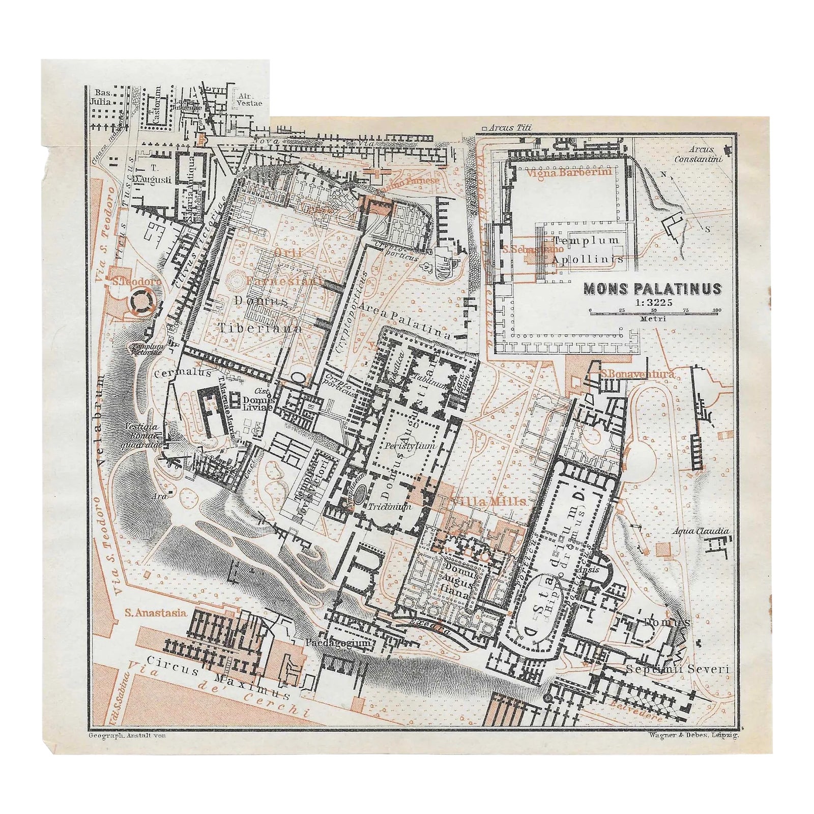 1910s-italian-map-of-palatine-hill-in-rome-chairish