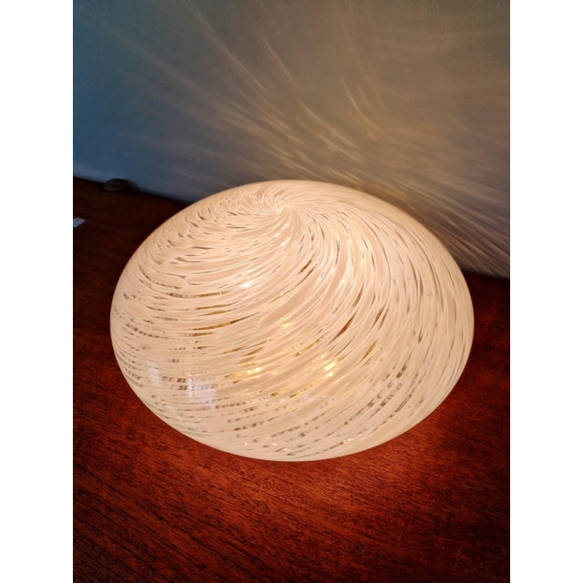 Gold Ceiling Light in Brass and White Murano Glass, Hillebrand Lightning, 1970s from Hillebrand Lighting For Sale - Image 8 of 18