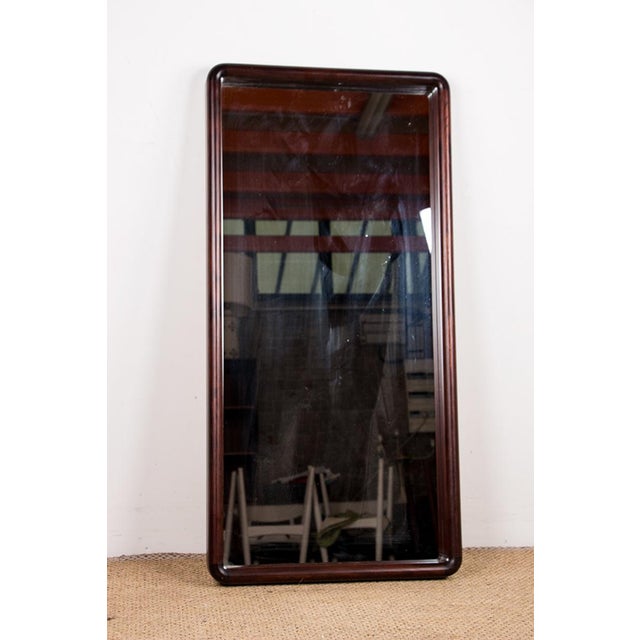 Brown Large Danish Model 206 Mirror in Glass & Rosewood by Aksel Kjersgaard, 1980s For Sale - Image 8 of 12