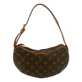 Mid 20th Century Louis Vuitton Monogram Pochette Croissant For Sale