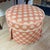 Pink Polka Dot Kellogg Ottoman For Sale - Image 9 of 9