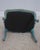 French Green Damask Upholstered Foot Stool or Ottoman For Sale - Image 12 of 12