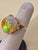 2010s 12 Carat Oval Shape Ethiopian Opal Cocktail Ring 14 Karat Yellow Gold For Sale - Image 5 of 18