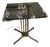 Marble Top End Tables With Brass Bases -a Pair For Sale