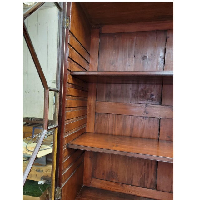 Early 19th Century Georgian Mahogany Secretaire Bookcase For Sale - Image 4 of 17