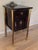1920s French Ebonized Mahogany Nightstands With Fluted Bronze Columns - a Pair For Sale - Image 5 of 13