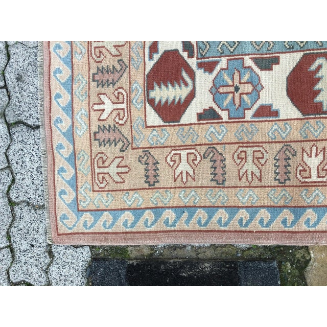 1960s Oversize Handmade Turkish Oushak Rug For Sale - Image 9 of 11