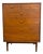 Mid-Century Modern Drexel Declaration Walnut Tallboy Dresser by Kipp Stewart – 6-Drawer MCM Chest. For Sale