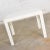 Kartell Vintage Modern White Molded Plastic Rectangular Parsons Style Side Table Style Syroco or Kartell For Sale - Image 4 of 13