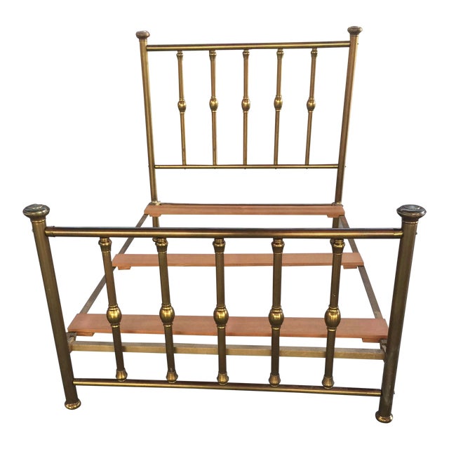 Antique Full Size Brass Bed Chairish