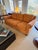 Stewart Furniture Orange Tweed Sofa For Sale - Image 10 of 13