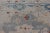 Ivory Modern Oushak Turkish Rug With All Over Design in Light Blue Ivory & Red For Sale - Image 8 of 12