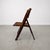 1980s Rustic Tortoiseshell Bamboo Folding Chairs With Side Tables - Set of 8 For Sale - Image 9 of 12