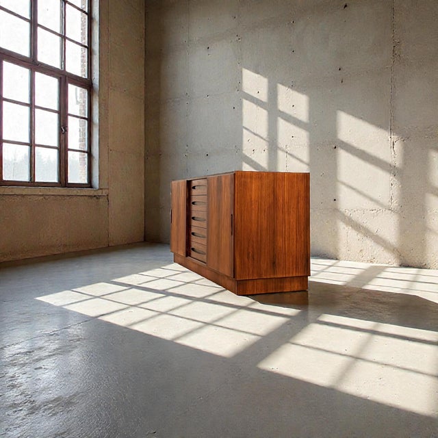 Danish Rosewood Sideboard in the style of Ejvind A. Johansson, 1960s For Sale - Image 10 of 18
