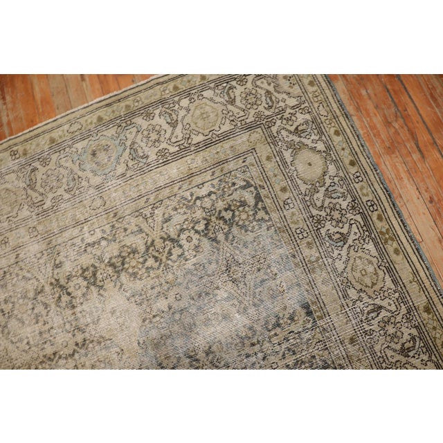 Early 20th Century Early 20th Century Green Persian Gallery Malayer Rug - 7' x 13'5" For Sale - Image 5 of 8