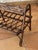 Rattan Magazine Rack with Ceramic Tile Shelf, 1970s For Sale - Image 4 of 18