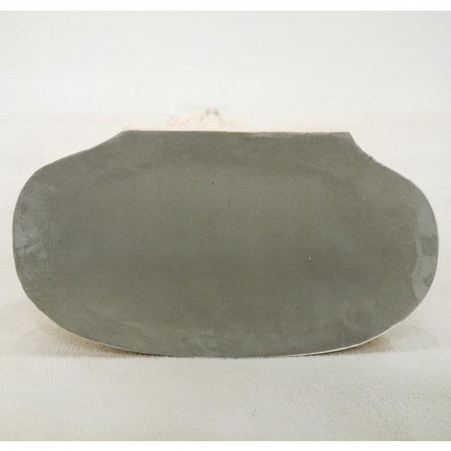 Ivory Early 20th Century Piline Plaster Cast Maquette Bust For Sale - Image 8 of 8