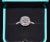 Genuine Tiffany & Co. Soleste 950 solid platinum 1.30CTS diamond ring. This gorgeous double halo engagement ring features...