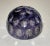 Glass Vintage Hand Made Cut to Clear Purple Amethyst Glass Desk Paperweight Crystal For Sale - Image 7 of 9