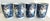Metal Vintage Japanese Sake Glasses - S/4 For Sale - Image 7 of 10