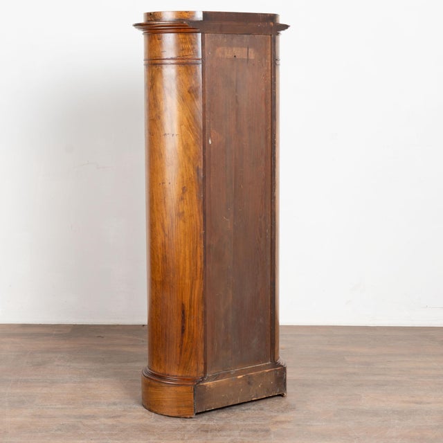 19th Century Danish Mahogany Veneer Column Cabinet With Single Door For Sale - Image 13 of 13