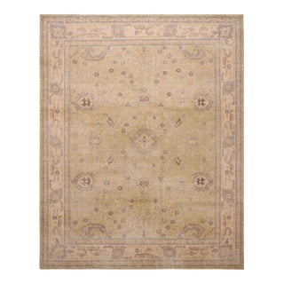 Rug & Kilim’s Oversized Traditional Cyrus Rug in Pistachio, 14x20 For Sale