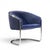Thonet Anton Lorenz for Thonet Mid Century Chrome Tub Chairs - Pair For Sale - Image 4 of 12
