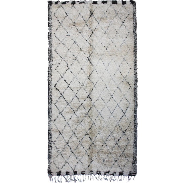 Mid 20th Century Vintage Moroccan Rug - 12' X 6'2'' For Sale - Image 11 of 11