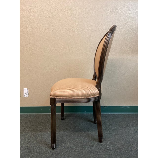 Kreiss Furniture Round Back Side Chairs + Rogers & Goffigon Fabric