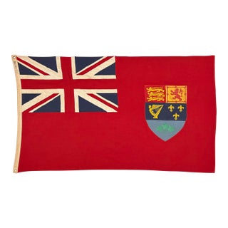 Vintage Cotton Sewn Flag of Canada, Red Ensign For Sale