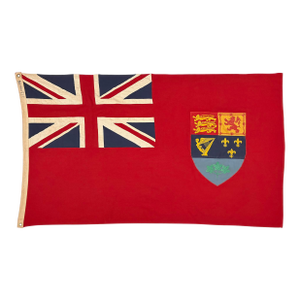 Vintage Cotton Sewn Flag of Canada, Red Ensign