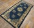 Exceptional Navy Blue Color With Great Florid Design Antique Chinese Peking Rug For Sale - Image 4 of 14