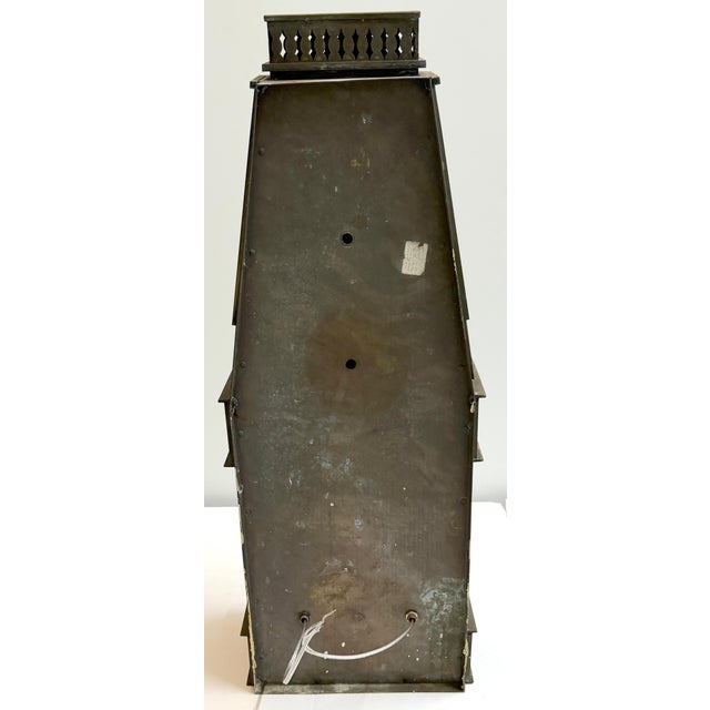 Pair Architectural Georgian Gothic Bronze Exterior/Interior Wall Sconces For Sale - Image 4 of 18