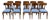 1980s Vintage Klismos Style Solid Walnut Dining Chairs - Set of 10 For Sale