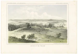 Scenic Lithograph of the Palouse Region in the Northwestern United States, 1856, Print