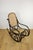 Brown Rocking Chair on Runners, 1970s For Sale - Image 10 of 12