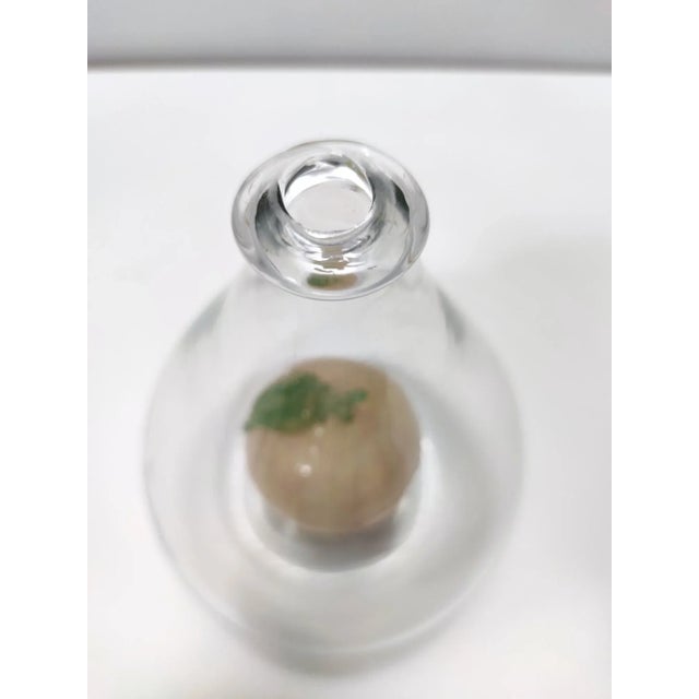 1940s Murano Glass Vase with Pulegoso Glass Fruit attributed to Napoleone Martinuzzi, 1940s For Sale - Image 5 of 12