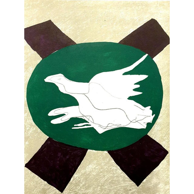 Georges Braque - Birds - Original Lithograph 1958 For Sale - Image 3 of 6