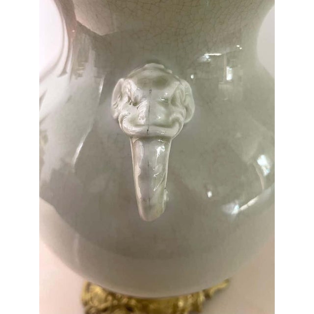 Lamp in Cracked Glazed Chinese Porcelain, 1800s For Sale - Image 13 of 15