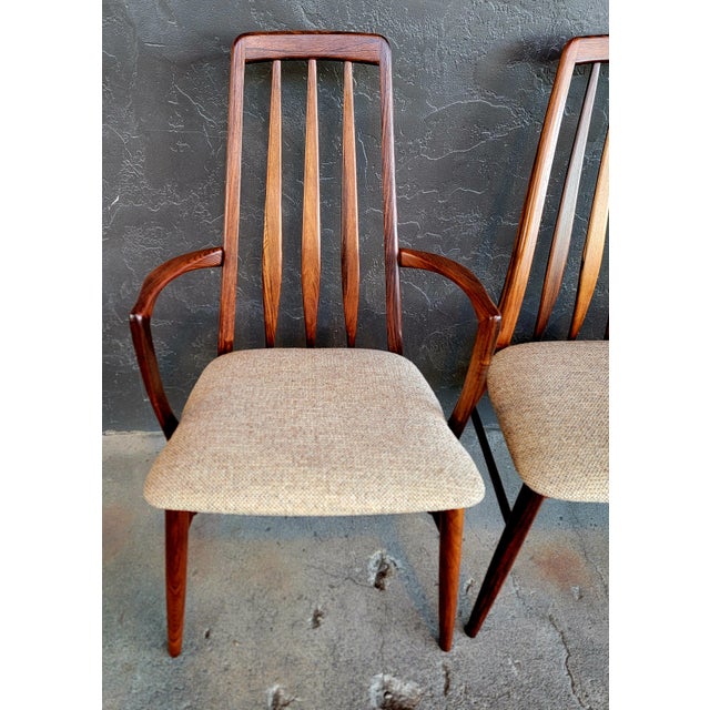Eva Rosewood Dining Chairs by Niels Koefoed for Koefoeds Hornslet, Denmark - Set 4 For Sale - Image 11 of 17