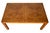 Wood Mid-Century Burl Wood Parsons Dining Table in the Style of Milo Baughman For Sale - Image 7 of 14