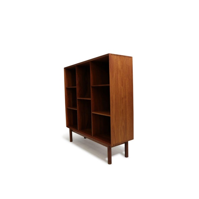 Mid-Century Modern Peter Hvidt, for Søborg Denmark, 1952-56 Midcentury Danish Teak Bookcase #2, Attributed For Sale - Image 3 of 11