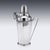 Vintage Art Deco English Silver Cocktail Shaker, 1934 For Sale - Image 3 of 16