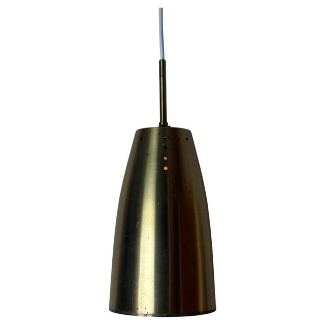 1960s Architectural Brass Church Pendant Light, 1960s For Sale - Image 5 of 15