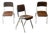 Vintage Stacking Chair with Chrome Frame, 1970s For Sale