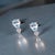 Natural Aquamarine Diamond Earrings 14k Gold 3.07 TCW Certified For Sale - Image 4 of 12